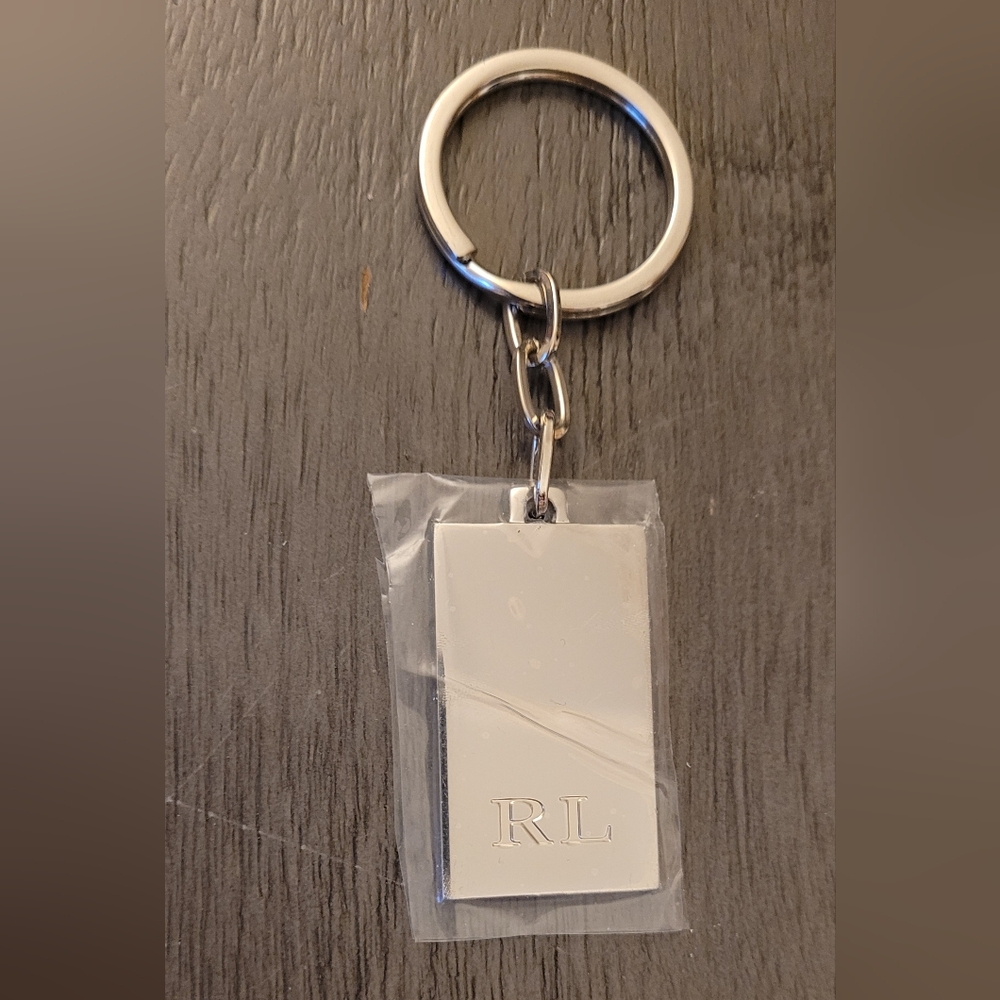 Silver RL Keychain